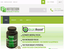 Tablet Screenshot of f2nutrition.com